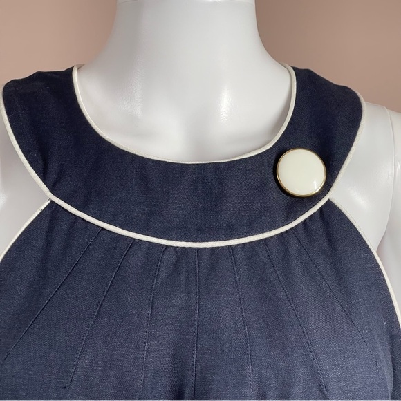 Jessica Howard Sleeveless Linen-blend Petite Dress size 12P - Picture 5 of 12